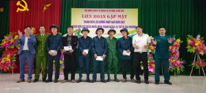 Liên hoan gặp mặt thanh niên lên đường nhập ngũ năm 2023, chào đón các quân nhân hoàn thành nghĩa vụ trở về địa phương.