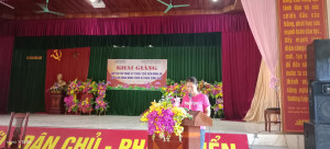 Khai giảng lớp học nghề cho lao động nông thôn